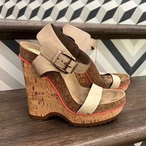 Stella McCartney pre loved vegan wedges